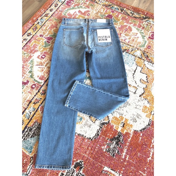 Pistola Womens Charlie High-Rise Straight Leg Jean - Picture 2 of 4